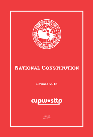CUPW - National Constitution (Revised 2015)