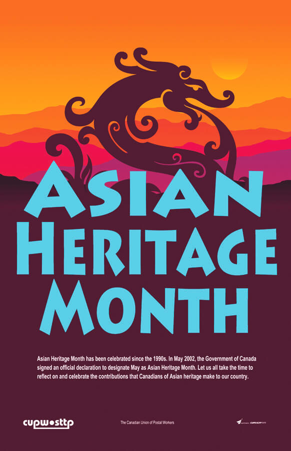 Poster: May is Asian Heritage Month 