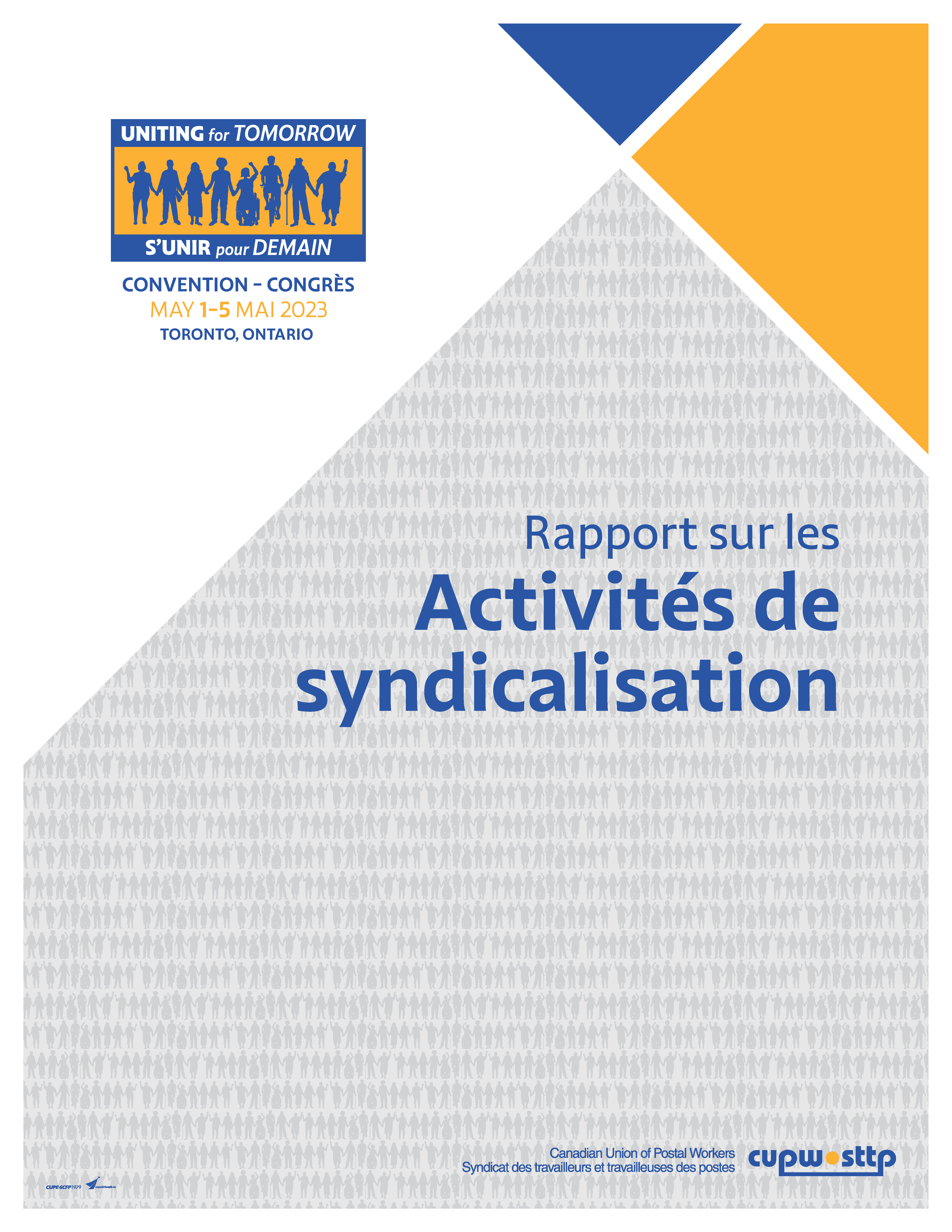 Rapport des activités de syndicalisation (2023)