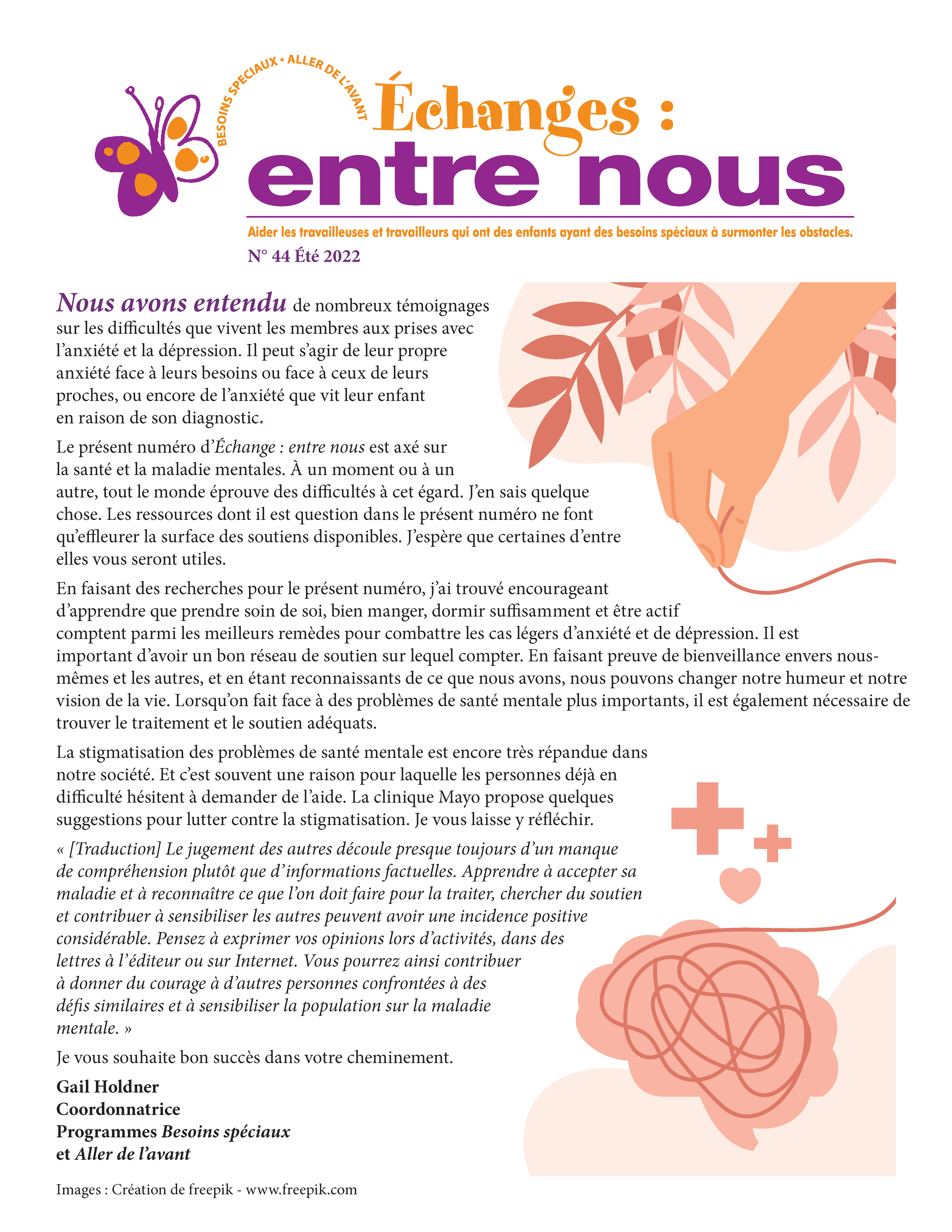 Échanges : entre-nous (Été 2022)