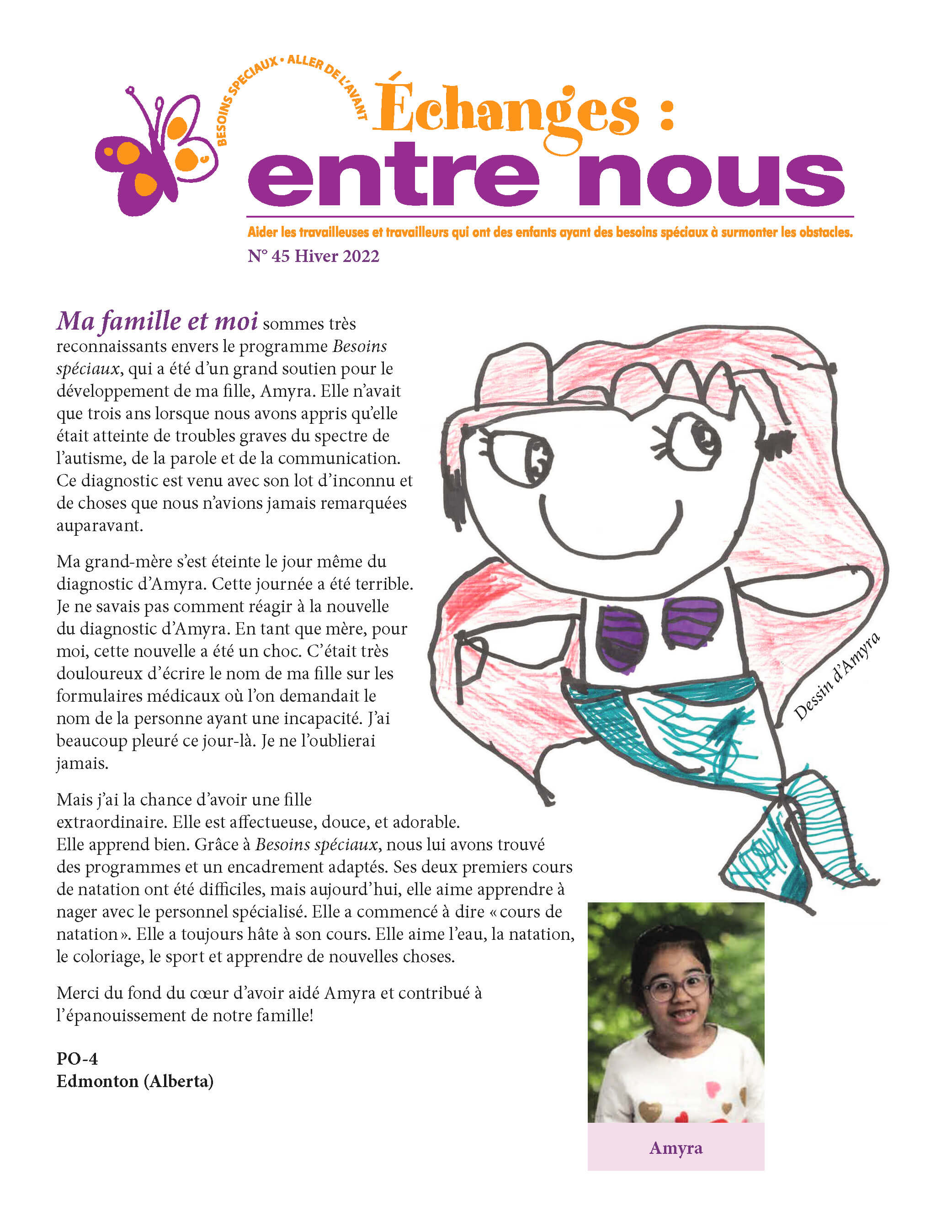 Échanges : entre-nous (Hiver 2022)