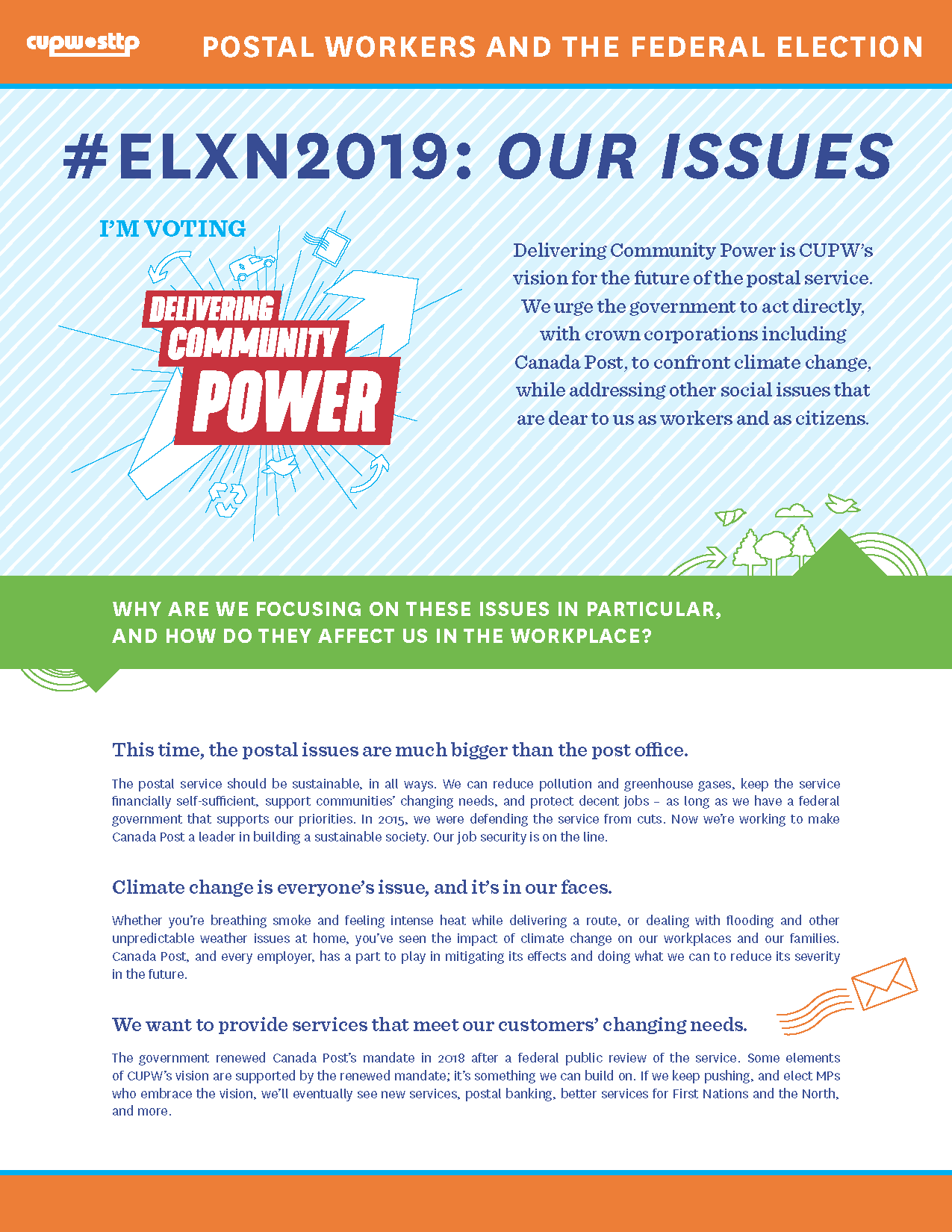 Federal Election 2019 Fact Sheet - p.1