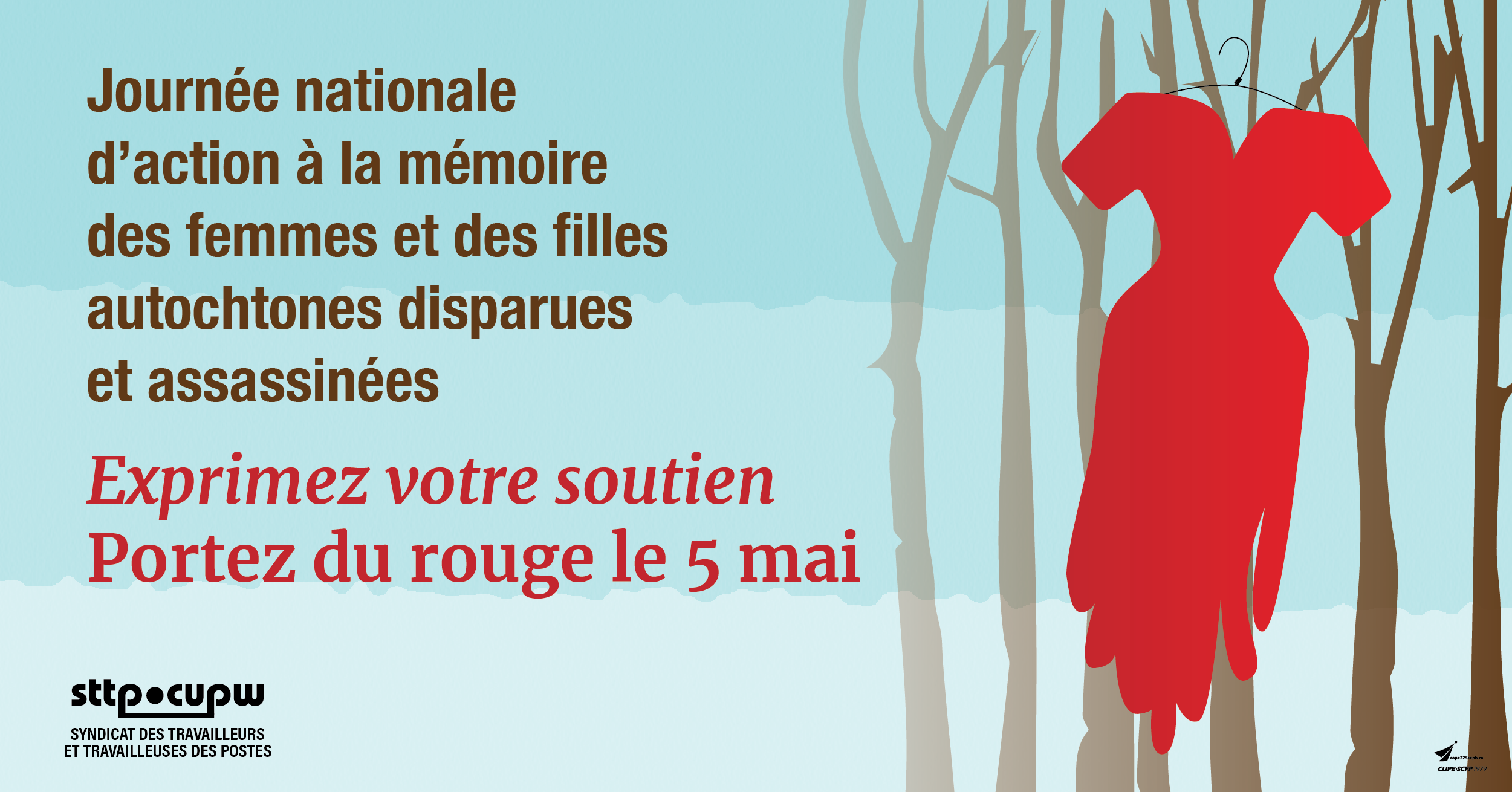 Le 5 mai est une journée nationale de sensibilisation aux femmes et aux filles autochtones disparues et assassinées