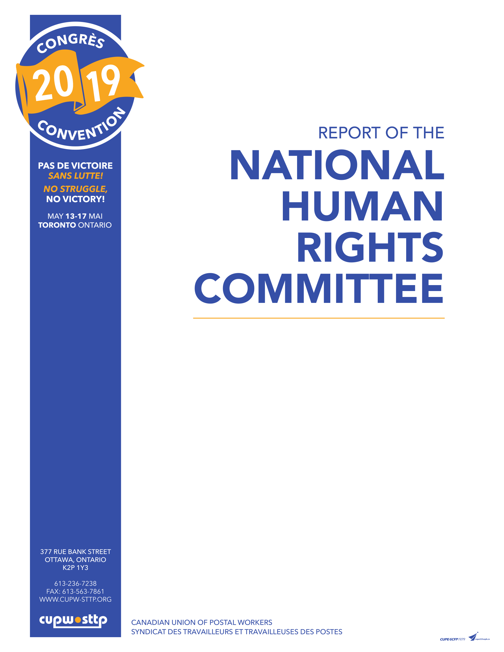 Report of the National Human Rights Committee (2019)