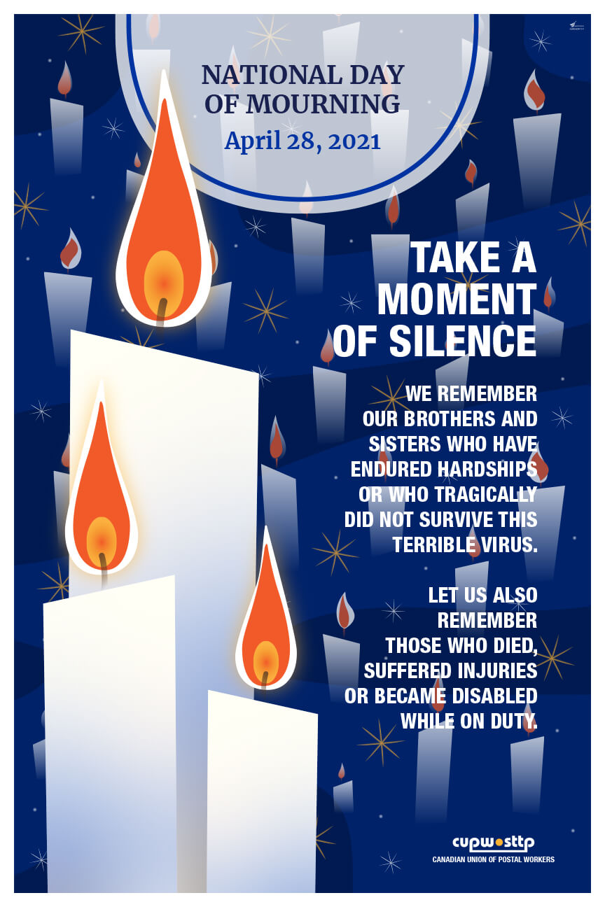 Poster : National Day of Mourning – April 28, 2021