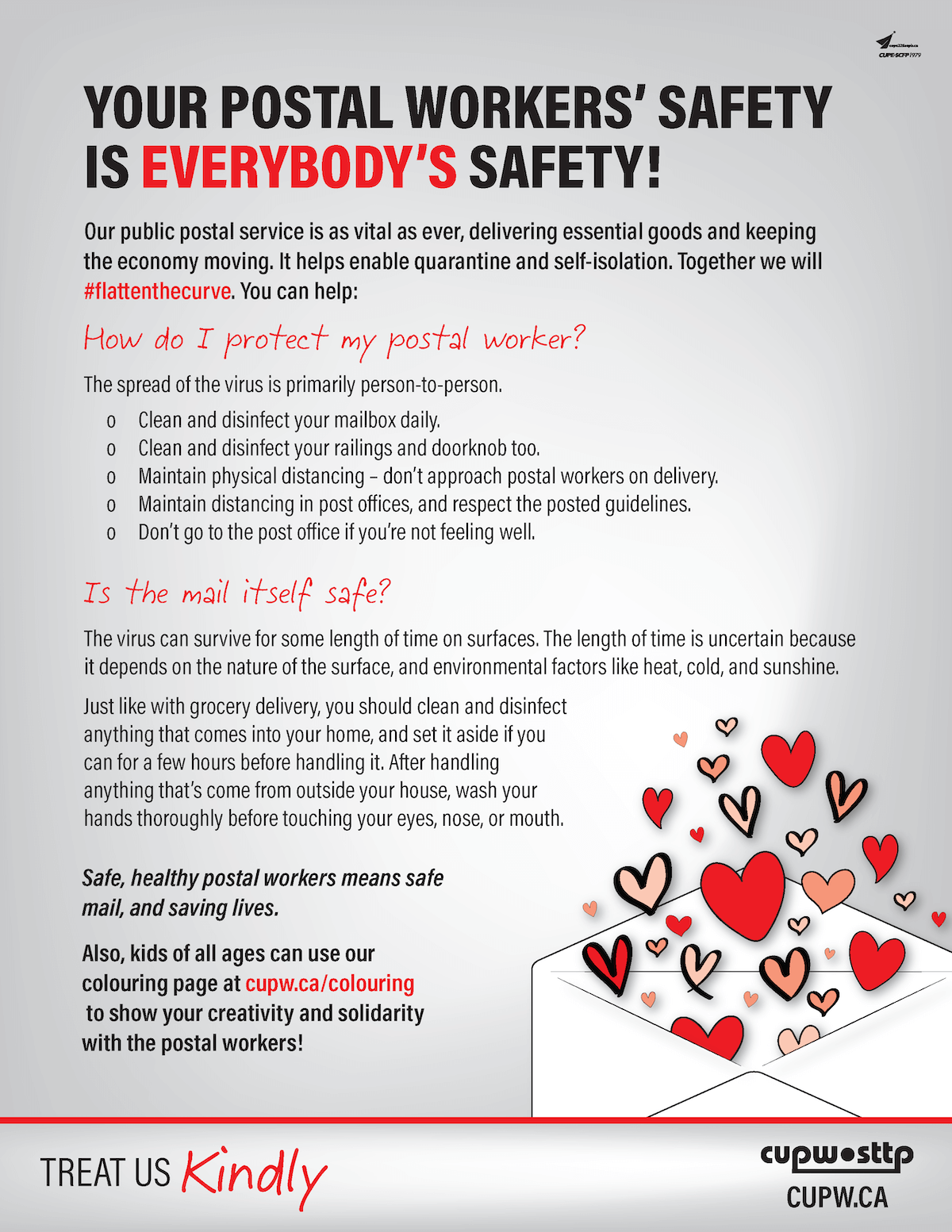 Image: Your Postal Workers’ Safety Is Everybody’s Safety!