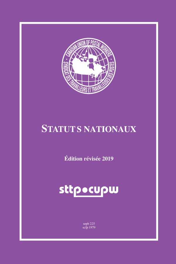 STTP - Statuts nationaux (édition révisée 2019)
