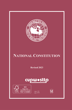 CUPW - National Constitution (Revised 2023)
