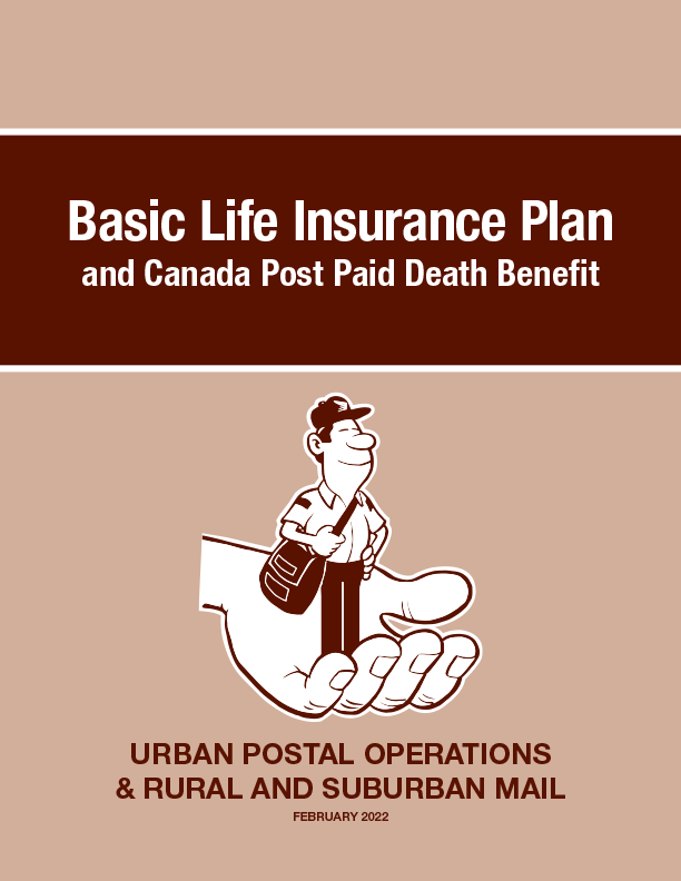 Basic Life Insurance Plan and Canada Post Paid Death Benefit
