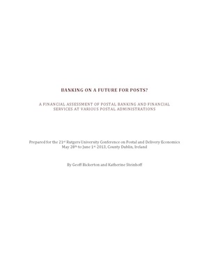 Banking on a future for posts? Banking on a future for posts?