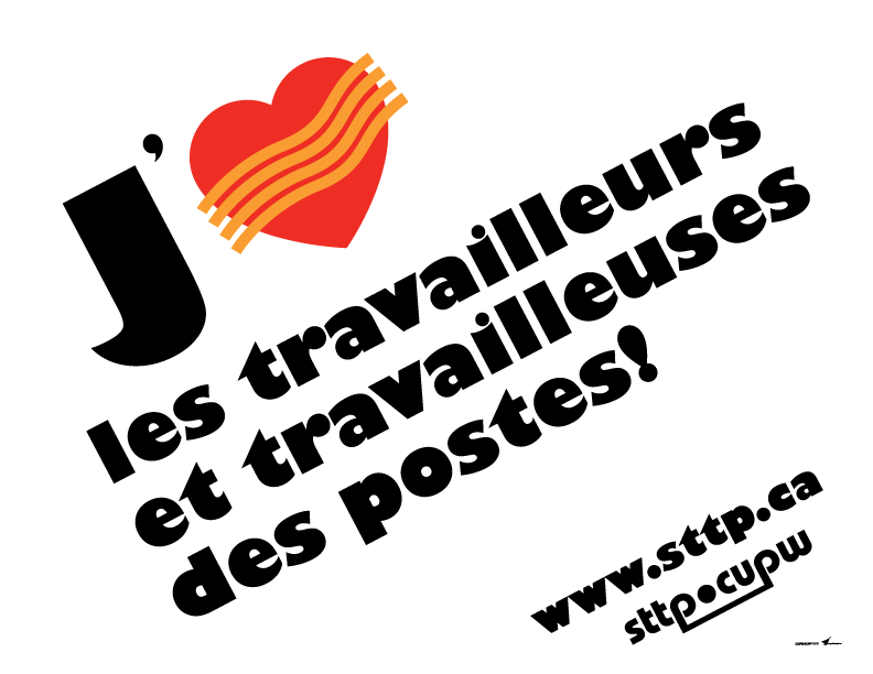 J’<3 les travailleurs et travailleuses des postes!