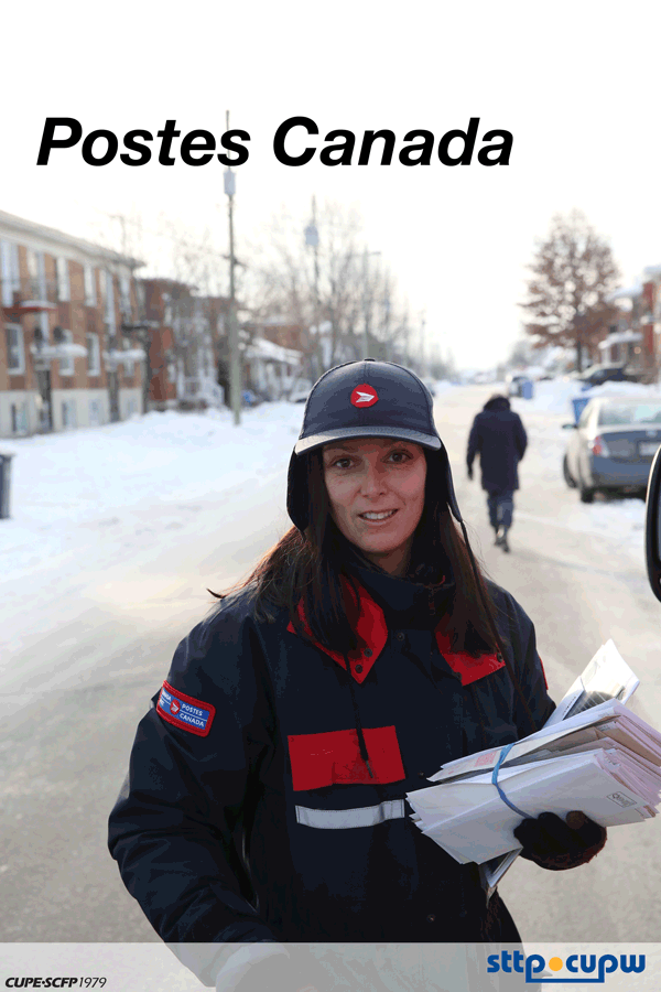 Postes Canada coûte moins de 0 $ aux contribuables.   Elle fait des profits et paie des impôts.