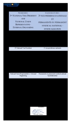 Nominees: 3rd National Vice-President and National Union Representative - External Organizing