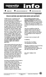 Pro-Ex Sisters and Brothers Need our Support!