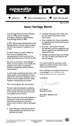 Asian Heritage Month