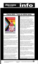 Fierté 2022 : Tous le même sang