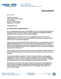 Concerns about Canada Post Review