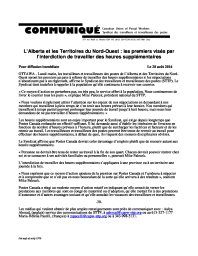 L’Alberta et les Territoires du Nord-Ouest : les premiers visés par l’interdiction de travailler des heures supplémentaires 