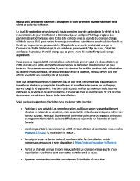 Blogue de la présidente nationale : Soulignons la toute première Journée nationale de la vérité et de la réconciliation
