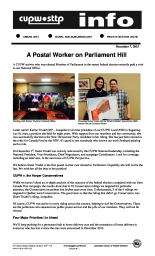 A Postal Worker on Parliament Hill