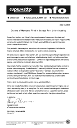 Dozens of Members Fired in Canada Post Union-busting 