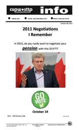 Pension: 2011 Negotiations - I Remember