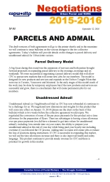 Parcels and Admail