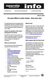 Our post office is under review - Have your say! 