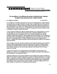 Les travailleurs et travailleuses des postes n’attendront pas Trudeau; ils agissent dès maintenant pour l’équité salariale