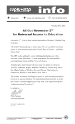 All Out November 2nd for Universal Access to Education