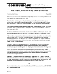Profits Continue, Innovation is the Way Forward for Canada Post