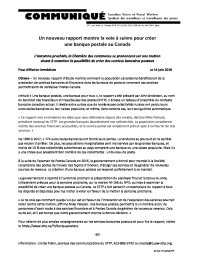 Un nouveau rapport montre la voie à suivre pour créer une banque postale au Canada