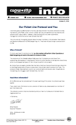 Our Picket Line Protocol and You