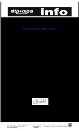 La lutte continue…