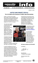 Justice and Dignity for All: You’re Invited to the Premiere of CUPW’s New Documentary