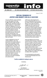 Virtual Premiere of Justice and Dignity For All a Success!