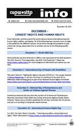 December – Longest Nights and Human Rights