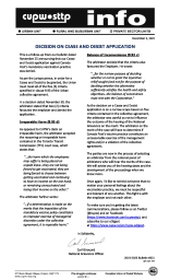 Decision on Cease and Desist Application