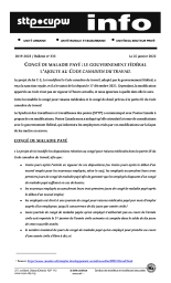 Congé de maladie payé : le gouvernement fédéral l’ajoute au Code canadien du travail       