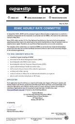RSMC Hourly Rate Committee