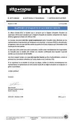 Rapport d’enquete d’accident mixte 
