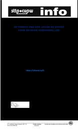 Ne perdez pas vos jours de congé pour raisons personnelles!