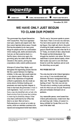 We Have Only Just Begun to Claim Our Power