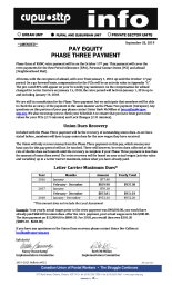 Pay Equity Phase Three Payment