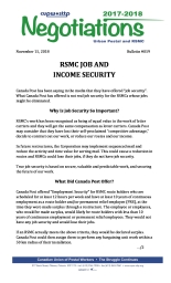 RSMC Job and Income Security
