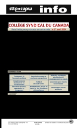 Collège syndical du Canada 