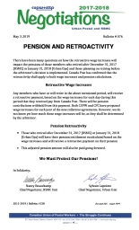 Pension and Retroactivity