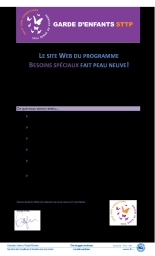 Le site Web du programme Besoins spéciaux fait peau neuve!
