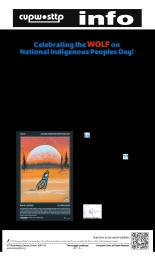 Celebrating the WOLF on  National Indigenous Peoples Day!