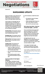 Bargaining Update